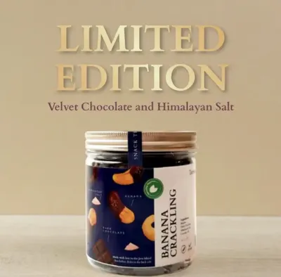 Banana Crackling - Velvet Chocolate & Himalayan Salt